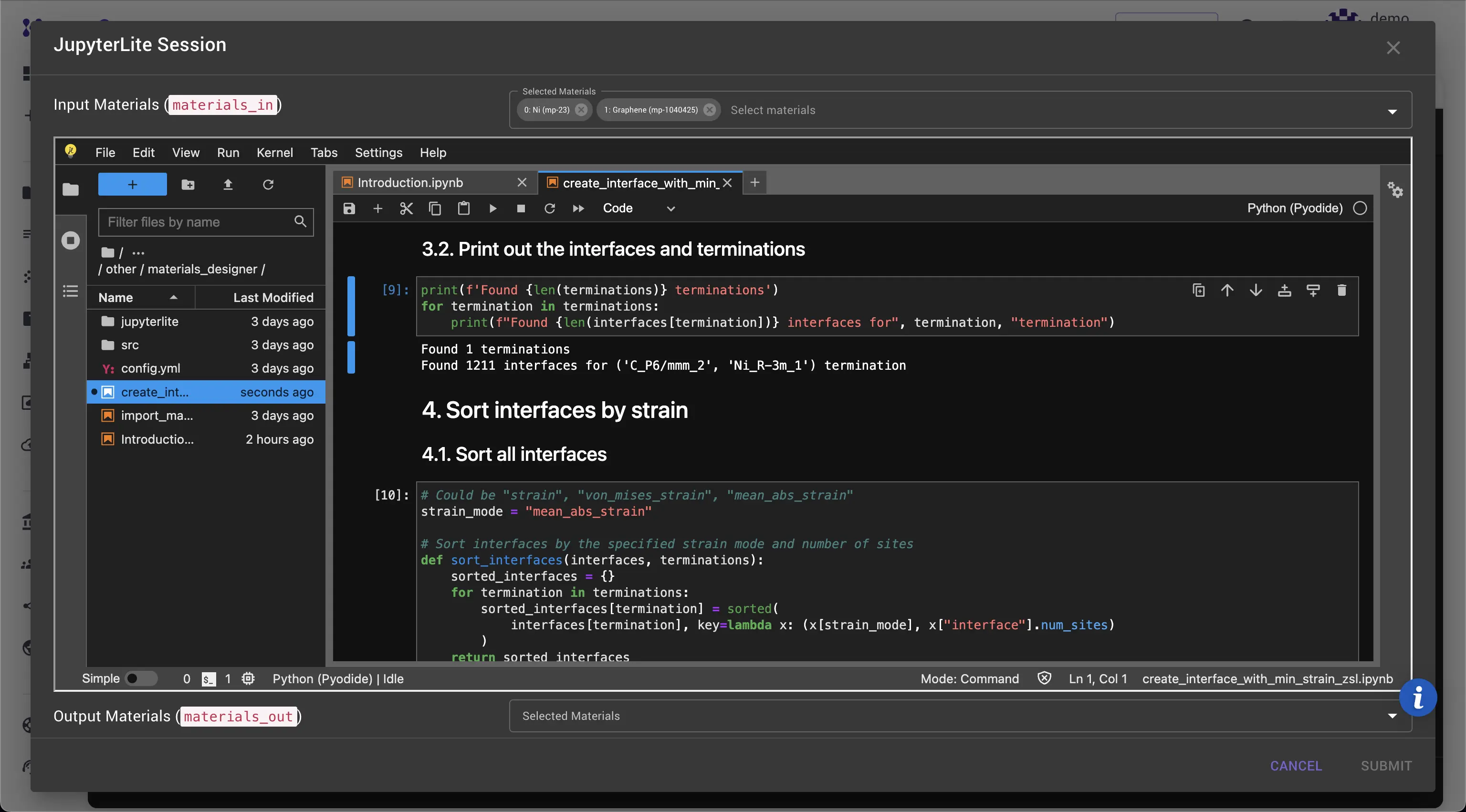 Print Interfaces and Terminations